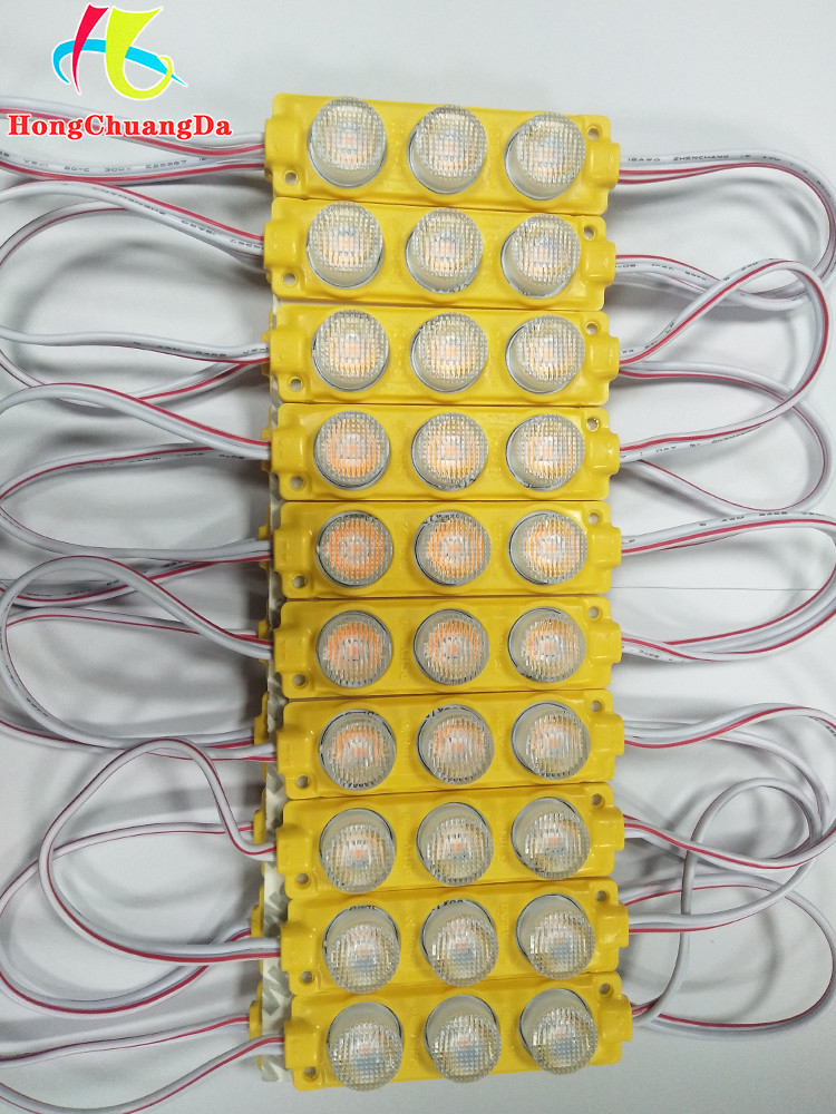 12V 3W 3 LED Strip Module 280LM 70*20mm 10000K-13000K IP65 Waterproof