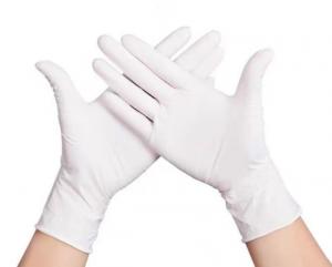 Buy cheap L XL Protective Disposable Gloves Powder Free White Pure Glove Latex Disposable Gloves product