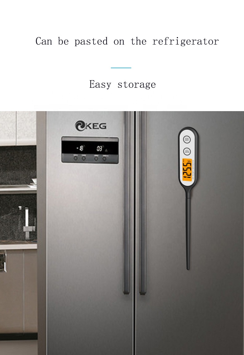 28.3*5*2.5cm Packaging Digital Wireless Meat Thermometer For BBQ Cooking ±1.8℉ Accuracy