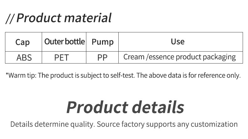70ml Empty Plastic Pump Bottles Cosmetic Lotion Spray Bottle For Skincare Manufactured
