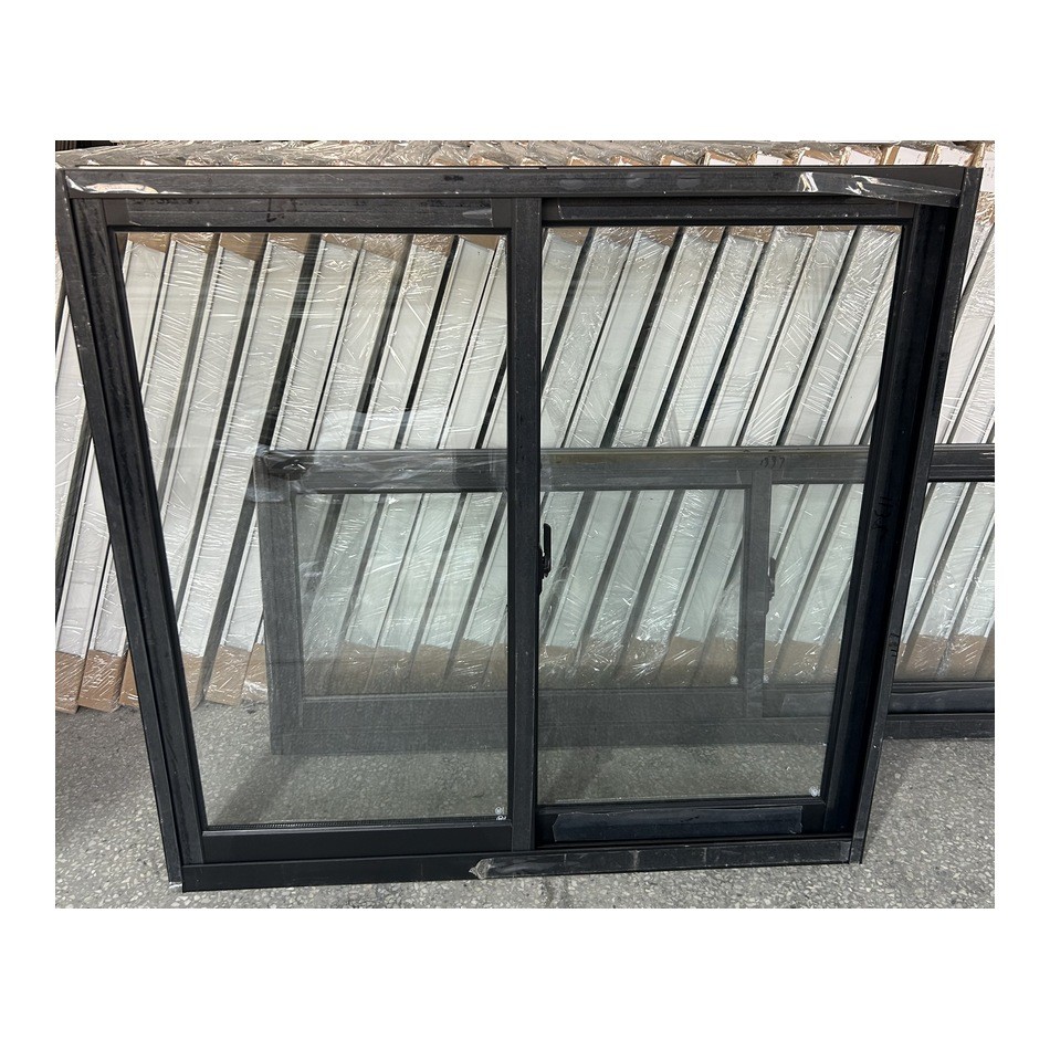 Aluminum Profile UPVC Vertical Sliding Glass Windows Residential Sliding Doors OEM