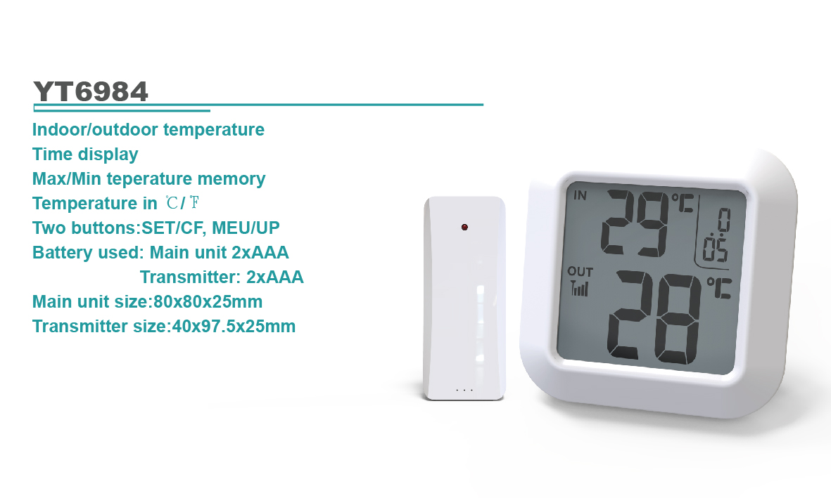 Humidity Monitoring Thermometer Hygrometer Digital Hygrometer & Thermometer 2 X AAA