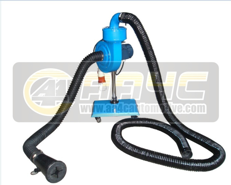 8m 10m 12m Vehicle Exhaust Extraction System Slide Rail Type Exhaust Hose Reel