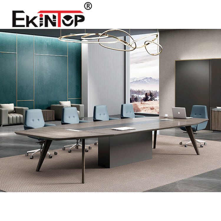 MDF Multifunction Modern Conference Table For Meeting Room SGS Certificate