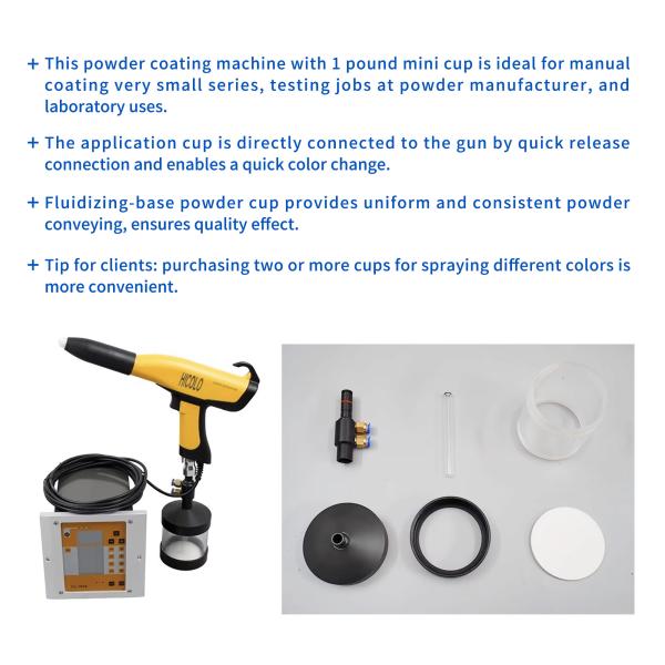 COLO-191-T08C Powder Coating Portable Spray Gun Electrostatic Powder System Paint Spray Machinery for Fast Color Changes