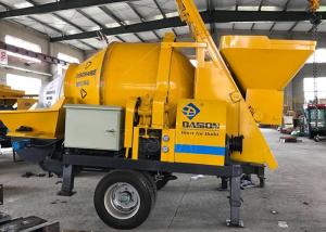 China Floor Screed Concrete Mixer Pump , Trailer Mounted Mobile Concrete Mixer With Pump on sale