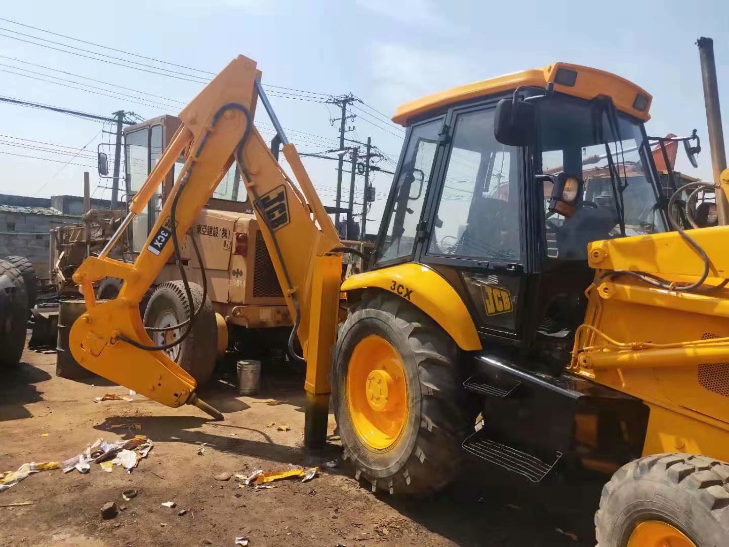 Used JCB 3CX Backhoe Loader In Excellent Condition/Used JCB 3CX Backhoe Loader With Hammer