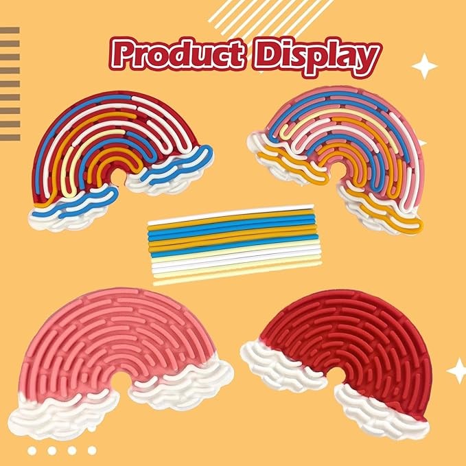 Sensory Activity Board Silicone Fidget Toy Designed for Calming Stress Anxiety ADHD Autism