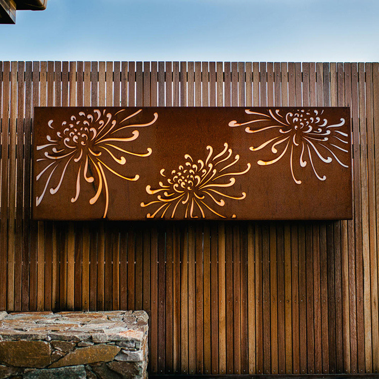 Corten Steel Screen