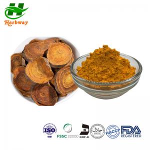 China 100% Natural Rhubarb Root Extract Powder CAS 478-43-3 98% Rhubarb Extract Powder on sale