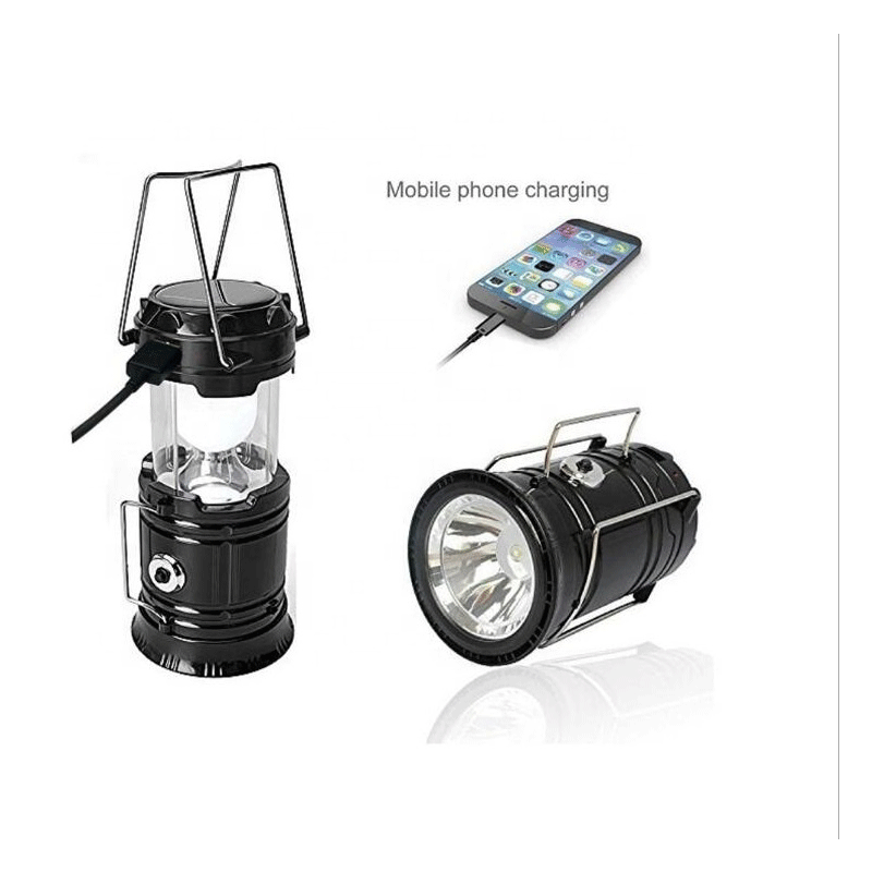 led camping light with flashlight