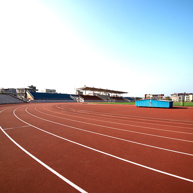 Iaaf Full Pu Sports Flooring Outdoor Synthetic Rubber Running Track