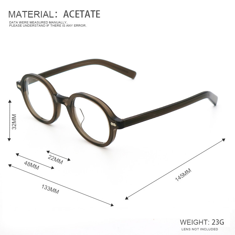 Acetate Eye Glasses Frame Acetate Optical Glasses Frame MR 98025