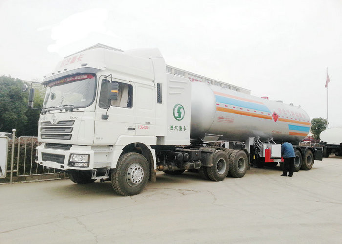 Tri Axles Tank Semi Trailer For 40000L- 48000L Liquid Ammonia Transport
