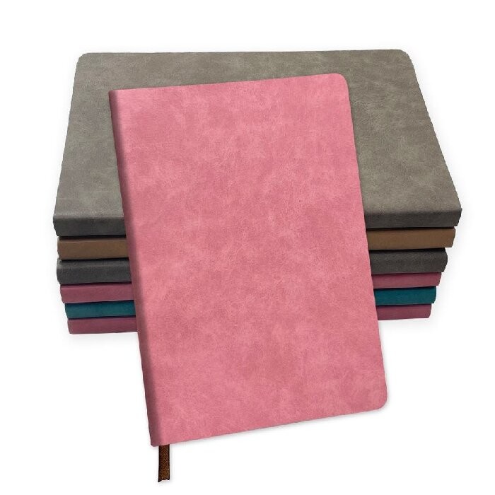 Sublimation Blanks Custom Printed Logo Colored PU Leather A5 Sublimation Notebook