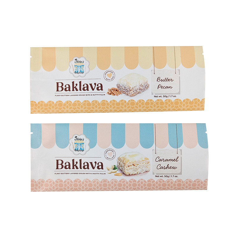 Wholesale Food Grade Custom Printed Flat Bag Pouch Packaging Low MOQ Biodegradable Bag sachet
