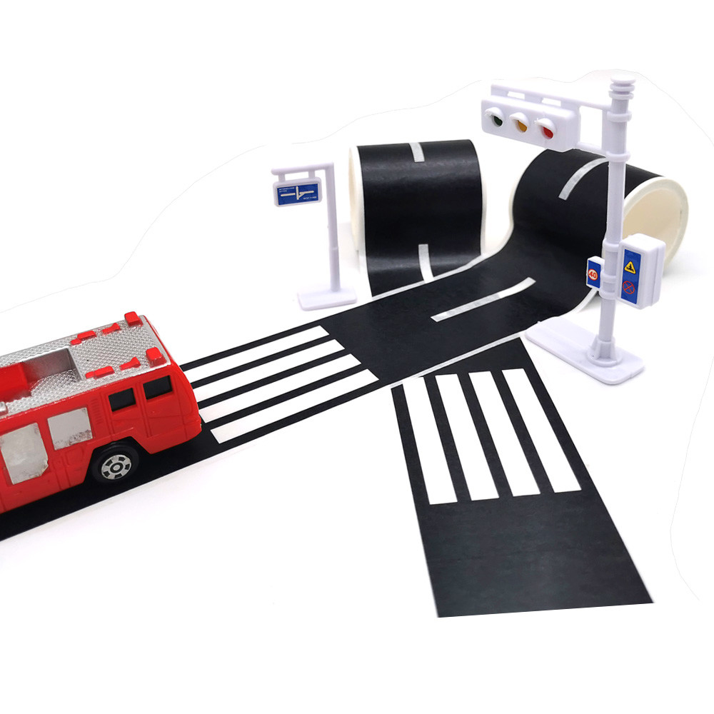 48mmx5m DIY Creative Traffic Road Washi Tape For Kids Toy Car
