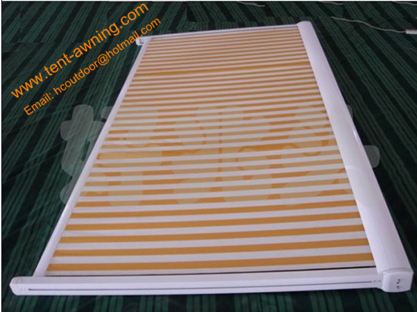 Customized Motorized Sunshade Roof Retractable Conservatory Awning