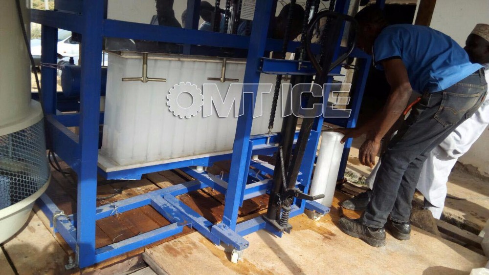 Hygienic Stainless Steel Commercial Ice Block Making Machine Automated