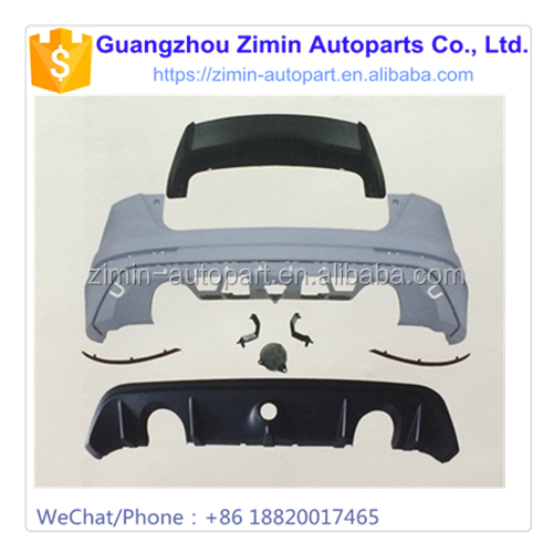 Ford Focus RS 2015 Front and Rear Bumpers ABS Plastic Body Kit