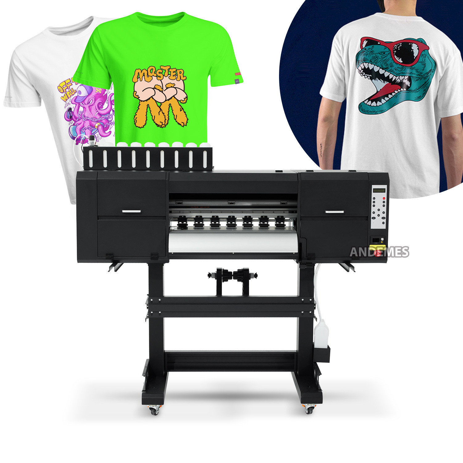Automatic Grade DTF Transfer Film Printer For Printing And A1 24 Inches Printing Width
