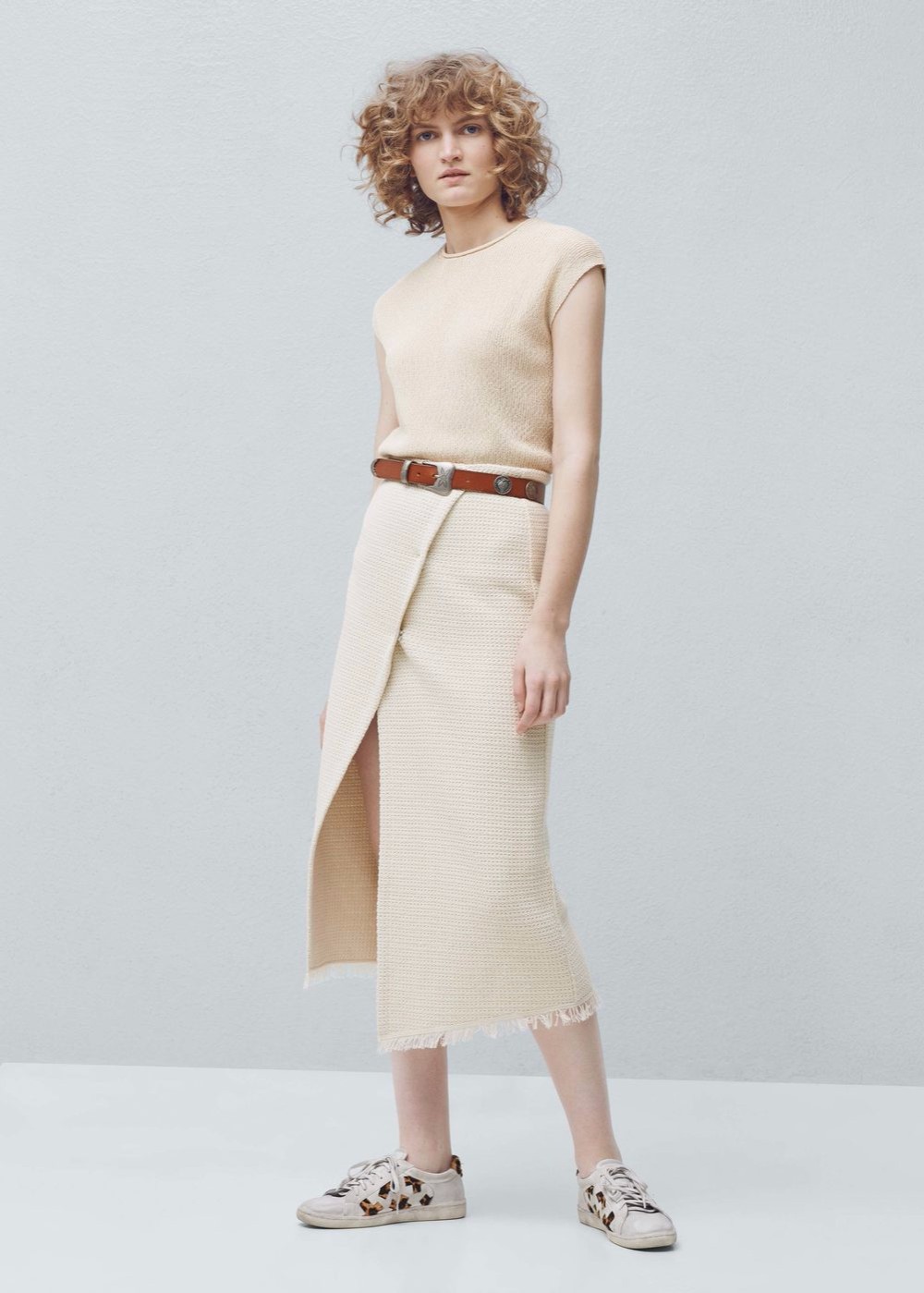 2018 wholesale summer&Autumn women office knitted cotton skirts