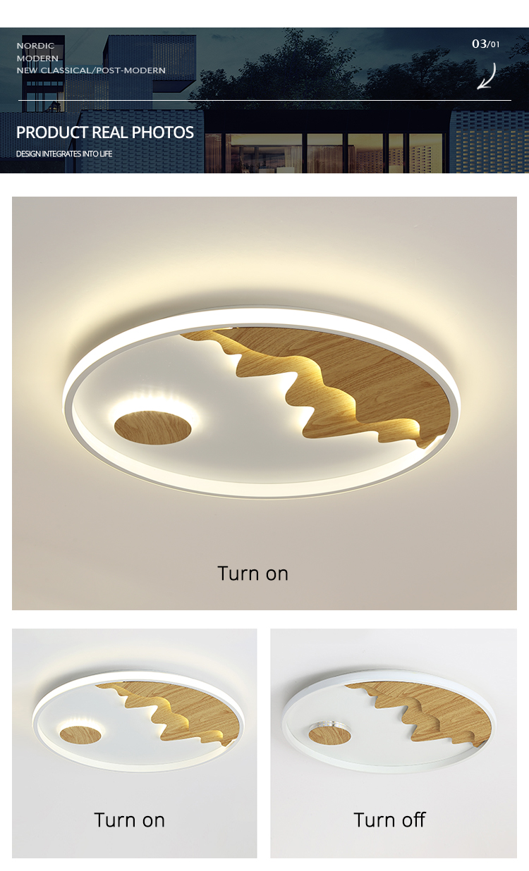 Wooden Ceiling Lights New Design LED For Living room Bedroom Balcony decorative light(WH-WA-44)
