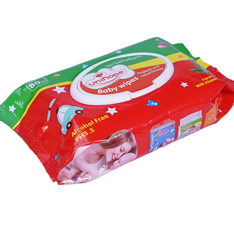 Alcohol-Free Organic Cotton Baby Wipes Private Label 15*20CM Sheet Size