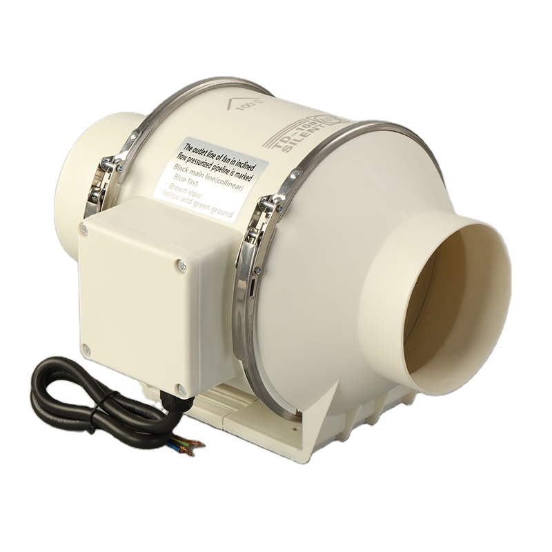 OEM Supported 110V/220V EC Motor Silent 4" Inch Inline Duct Fan With Speed Controller