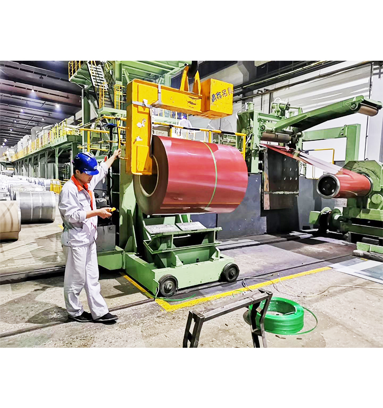 White PPGI Steel Coil Customized Color Pre Painted Galvanized Coil Q235