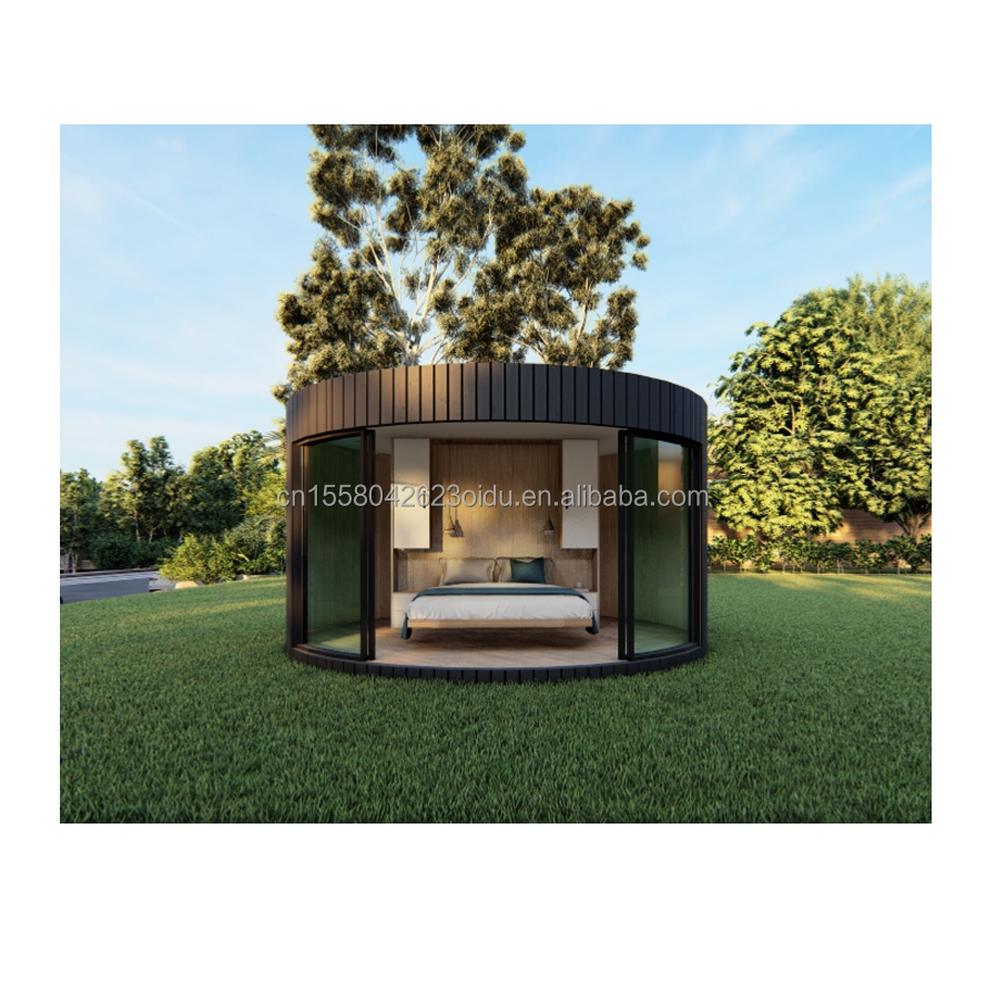 50/75/100mm Wave Sandwich Panel Wall EU Prefabricated Container House for Couples' Residential or Hotel