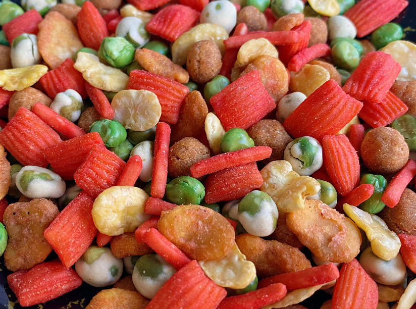Asian Thai Style Coated Peanut Snack Customized Assorted Nut Snack Mix