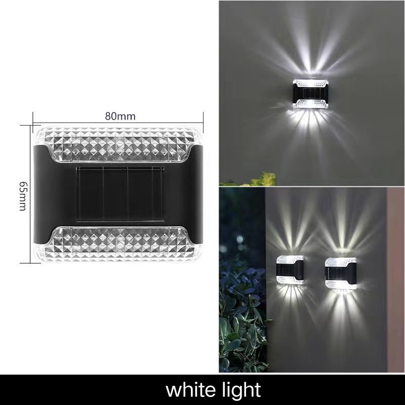 Waterproof LED Solar Wall Light Decorative For Outdoor Fixture