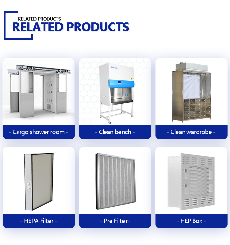 110V / 120V FFU Cleanroom Fan Filter Unit Reserved Run / Fault Dry Connection