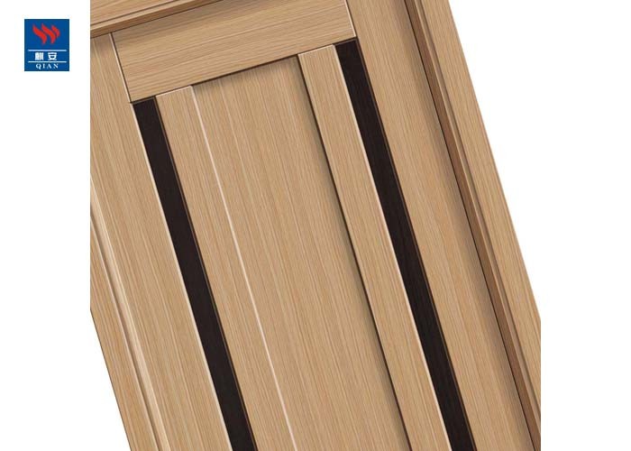 Decoration Line Modern Room Design Interior WPC Eco friendly wooden Doors With Frames