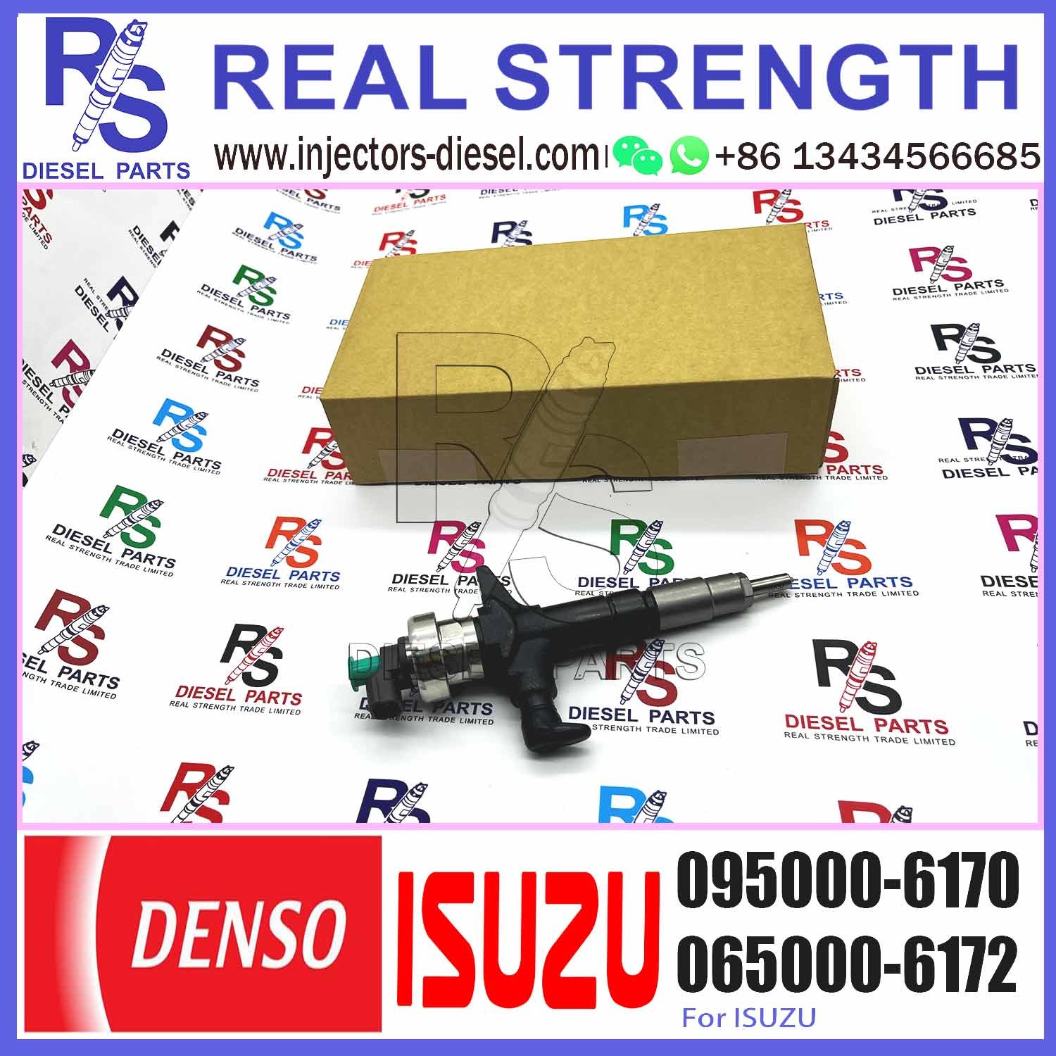 high-quality Common Rail Fuel Injector 095000-6170 For Engine ISUZU D-MAX 4JJ1 8-98055863-0 8-98011605-0 8-98055863-2