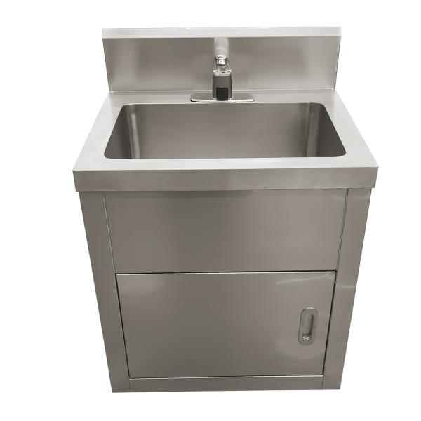 Commercial Single-Person Hand Wash Sink 304 Stainless Steel Health Care