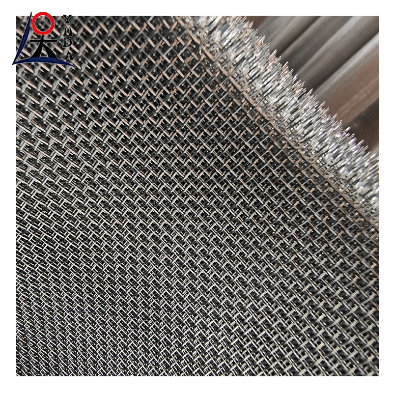 65 Mn High Carbon Steel Stone Crusher Crimped Woven Wire Mesh For Mine Sieving