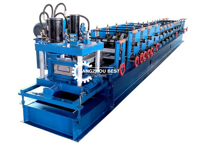 Low Noise C Z Purlin Roll Forming Machine For Construction Building Material Machinery