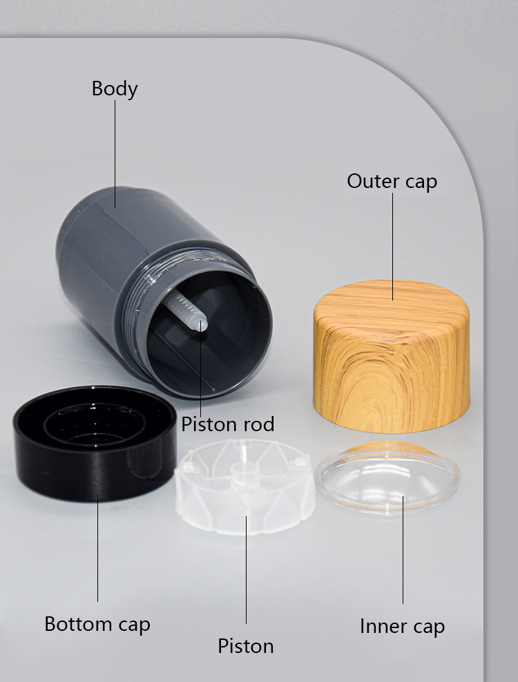AS Round Bottom Filling Twist Up Deodorant Containers 6 / 15 / 30 / 50 / 75ml