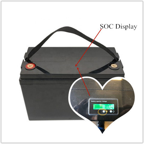 Built In Bluetooth IP66 Lifepo4 Rechargeable Battery 12v 100ah 200ah