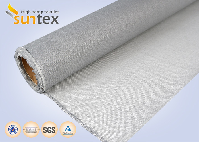 Heat Resistant Insulation Silicone Rubber Coated Fiberglass Cloth/fabric For Door/curtain/expansion Joint/welding