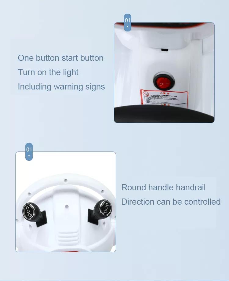 Max Loading 30kg 2022 Manufacturers Direct Plastic Baby Electric Balance Car for Kids