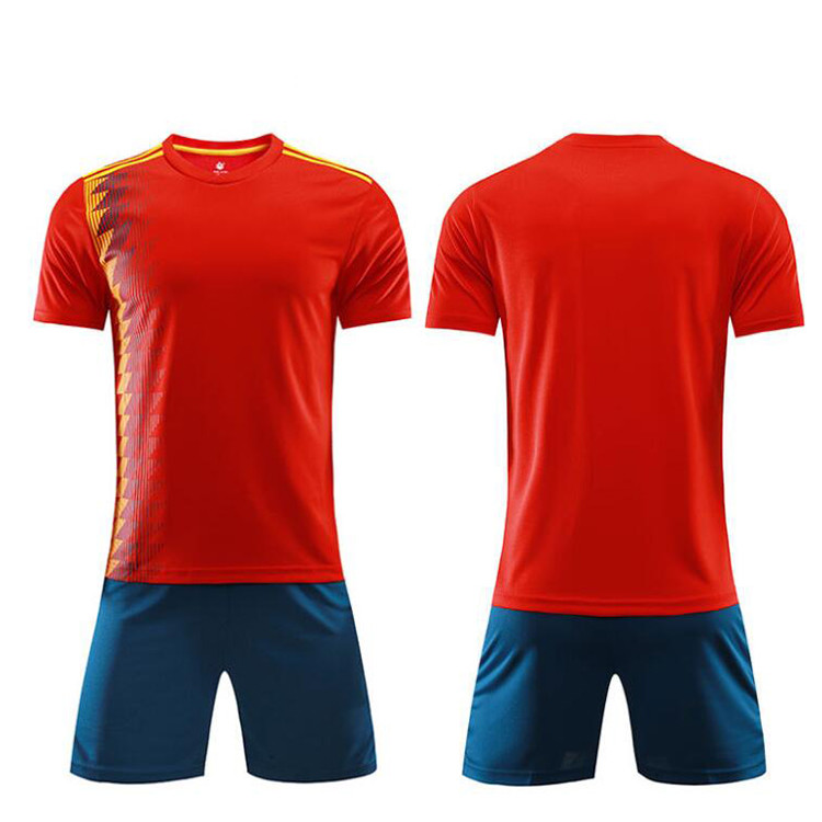 Custom sublimation blank soccer jersey kits with customer's logo