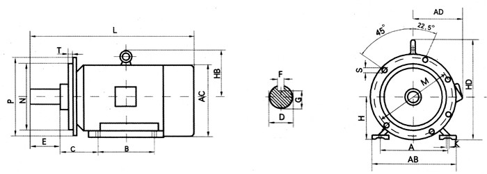 Series Torque Three Phase Asynchronous Motors Common Specific Ac Generator Motor