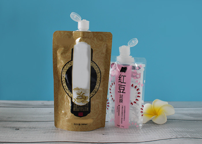 Side Envase Flip Top 250ml Liquid Spout Stand Up Bags