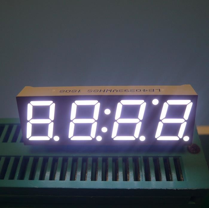 0.39" Common Cathode 4 Digit Seven Segment Led Display Set - Top Boxes Applied