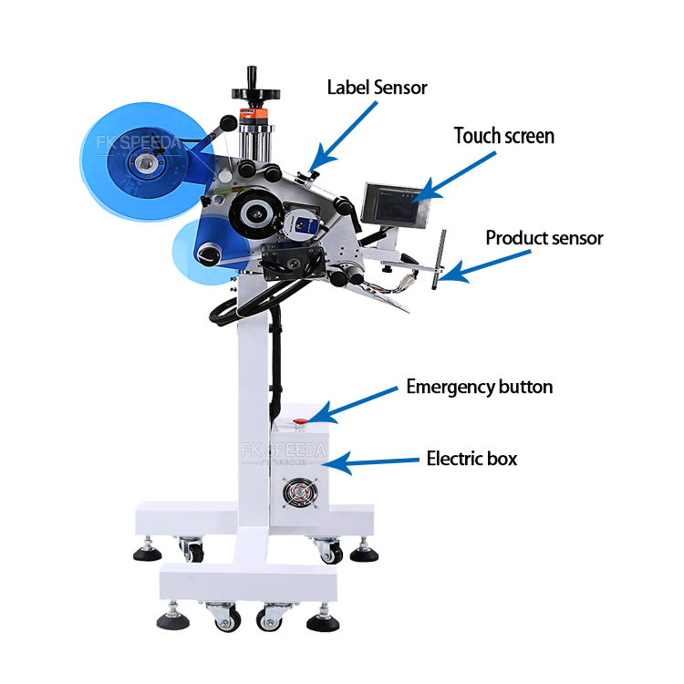 220 V/Hz Automatic High Speed Assembly Line Labeling Head for Flat Electronic Products