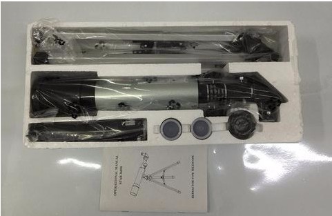 Refractor Aluminum Astronomical Telescope , 360 X 50mm Astronomy Monocular