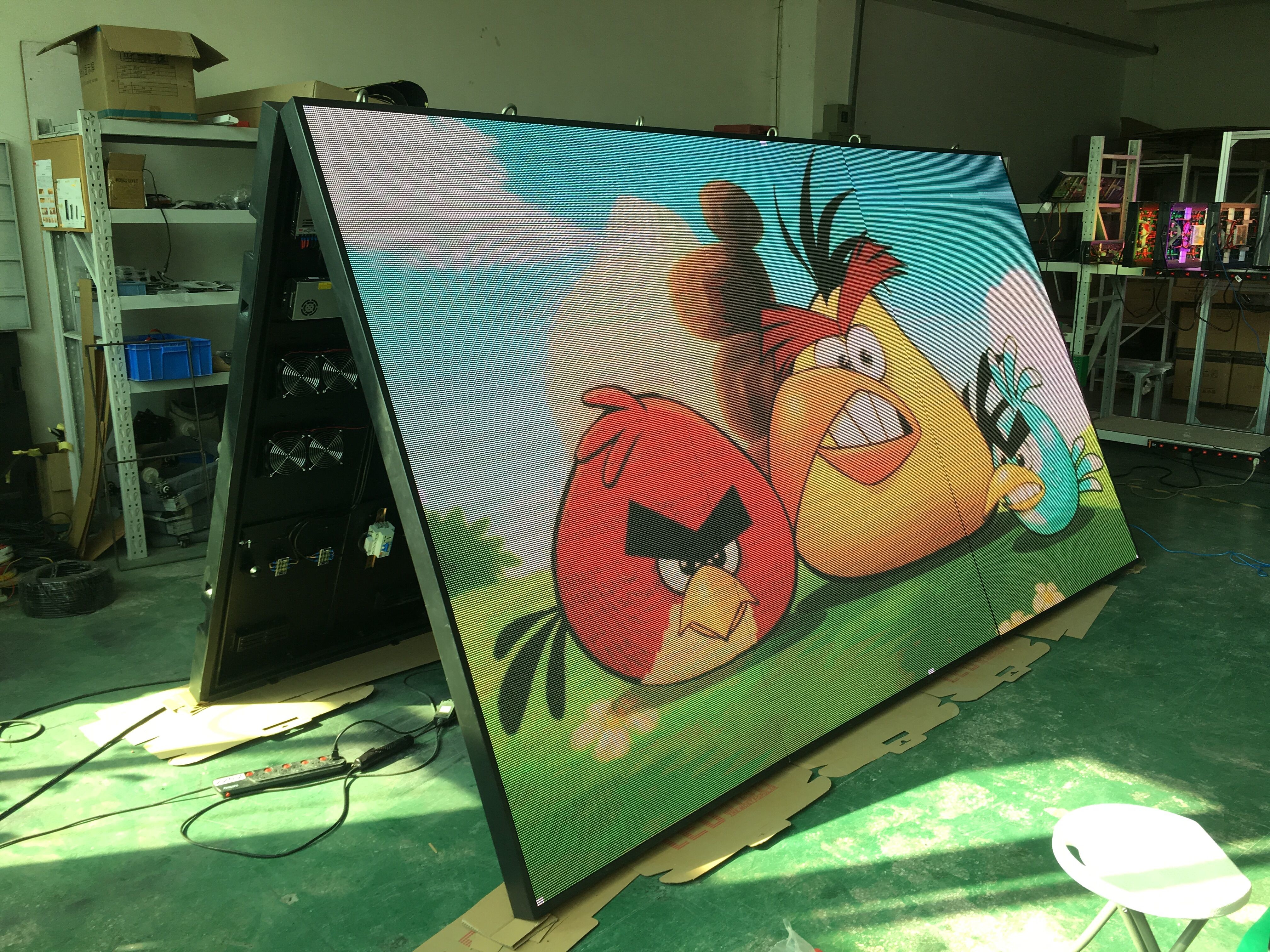 High Bright P5 SMD2727 Outdoor Waterproof LED Screen Front Open